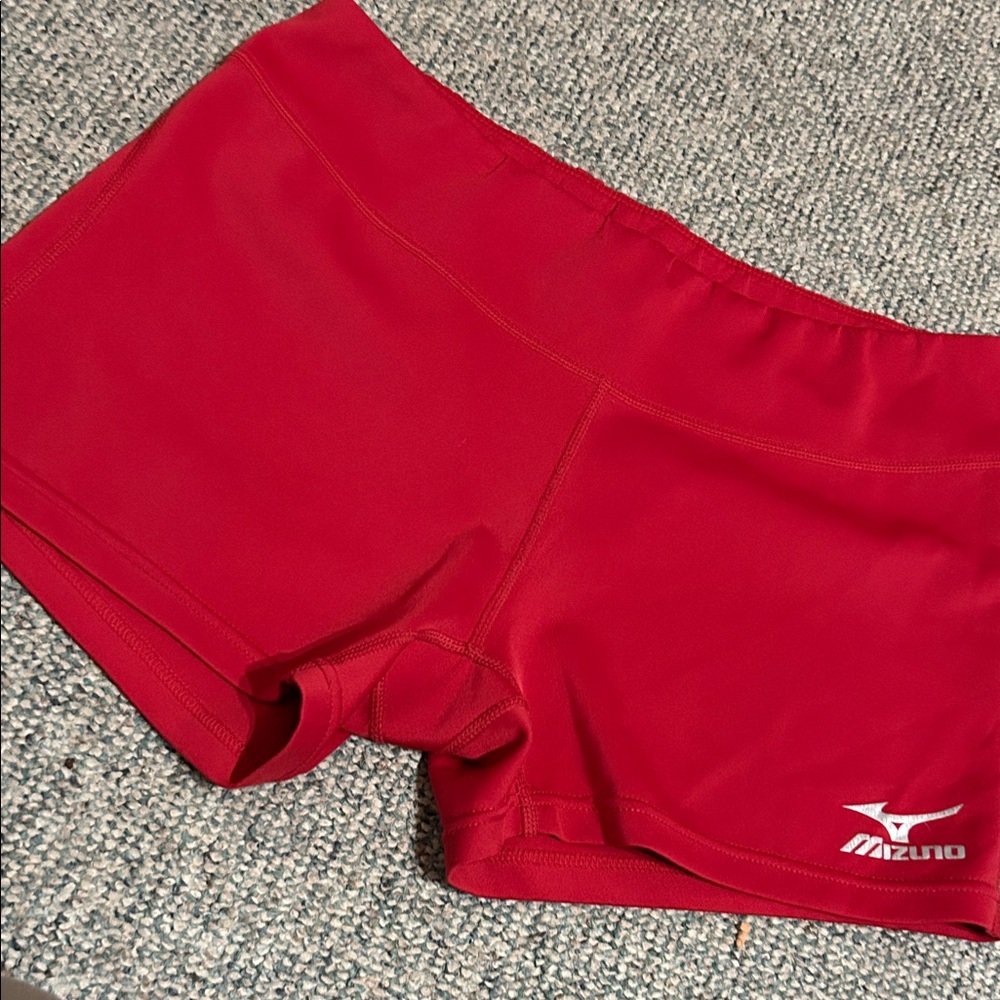 Mizuno Women's Vibrant Red Athletic Shorts